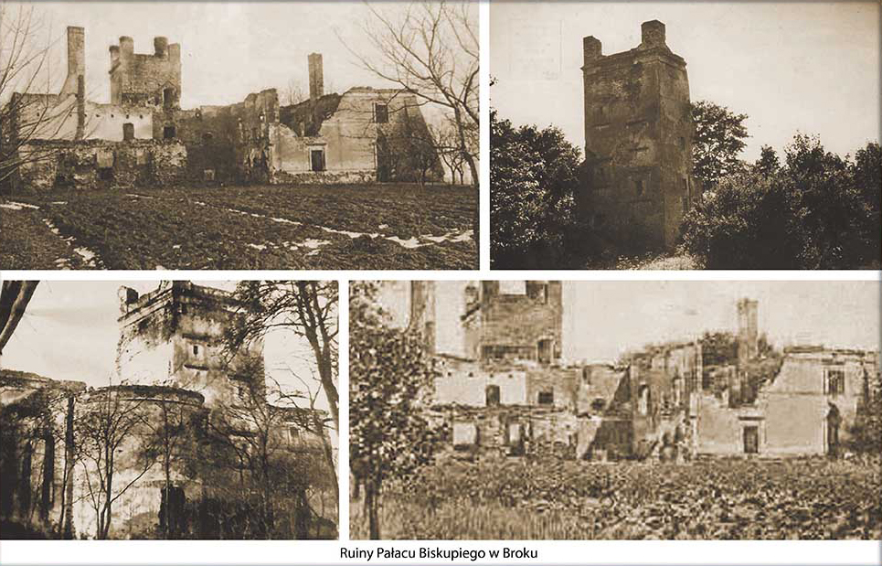 Ruiny Pałacu Biskupiego w Broku