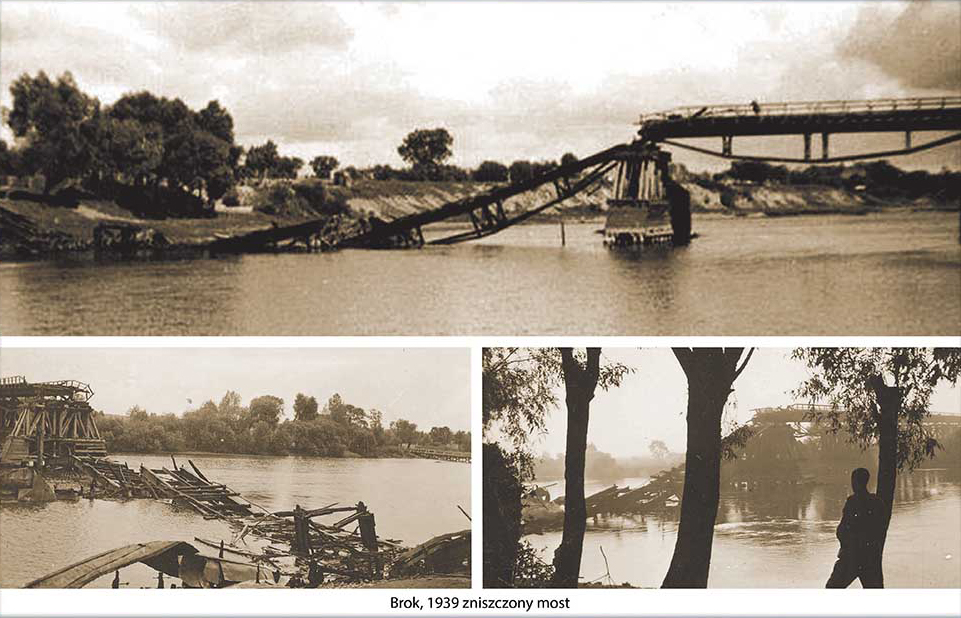 Brok, 1939 zniszczony most
