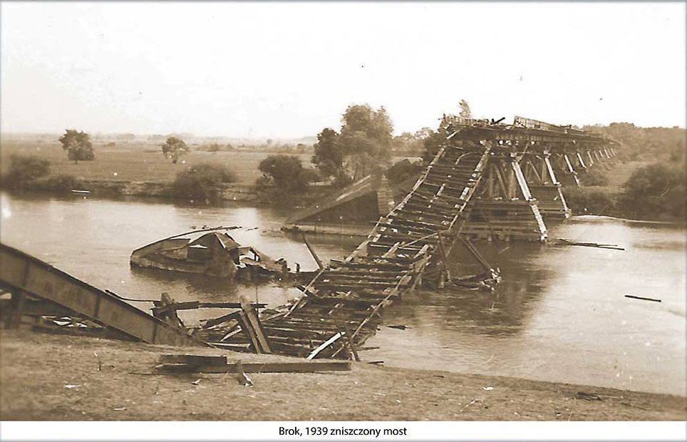 Brok, 1939 zniszczony most